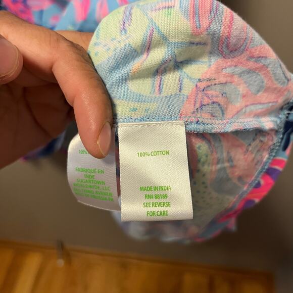 Lilly Pulitzer Geanna Dress Size Medium You’ve Been Spotted - Picture 7 of 8